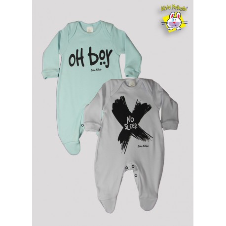 MACACAO PIJAMA M/L ESTAMPA 2 PEÇAS (O)