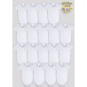 BODY M/C LISO BRANCO (18 PCS)