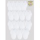 BODY M/L LISO BRANCO (15 PCS)