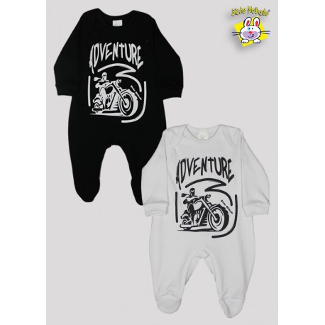 MACACAO PIJAMA M/L EST. MOTO (O)
