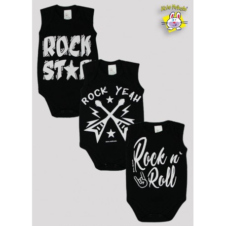 BODY SUED. REGATA PRETO EST. ROCK (N)