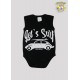 BODY SUED. REGATA PRETO EST. CARROS (O)