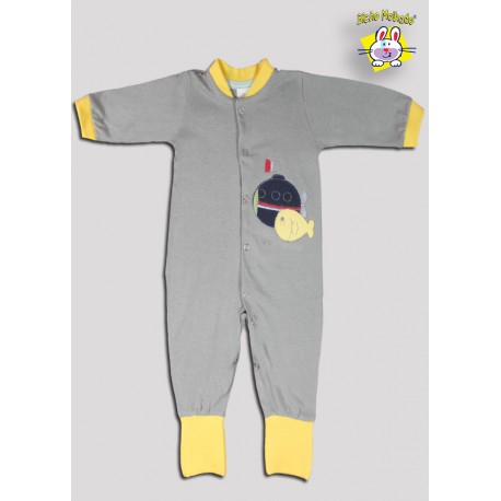 MACACAO PRONTA ENTREGA M.MALHA PE REVER BORDADO