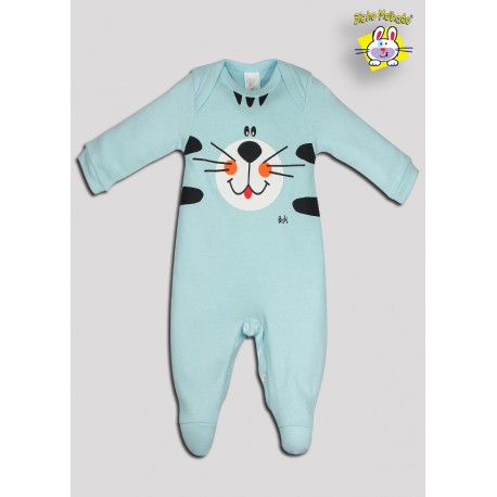 MACACAO PIJAMA M/L EST. CARA DE TIGRINHO (O)