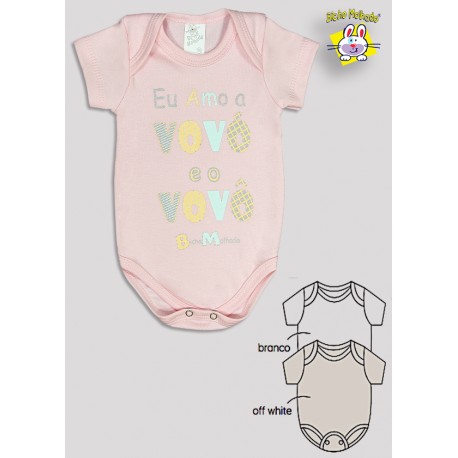 BODY M/C PRONTA ENTREGA EST. EU AMO VOVÔ E A VOVÓ (A)