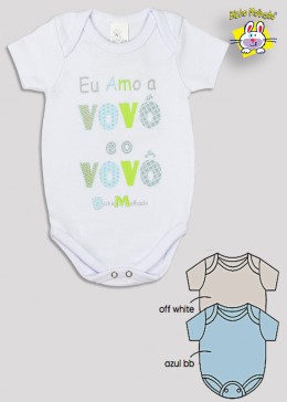 BODY M/C PRONTA ENTREGA EST. EU AMO VOVÔ E A VOVÓ (O)