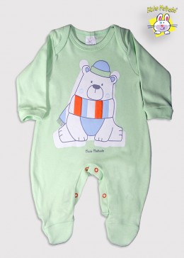 MACACAO PIJAMA M/L EST. URSO POLAR (O)