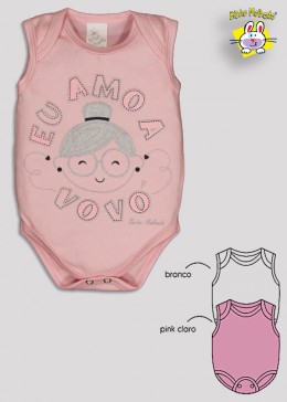 BODY REGATA PRONTA ENTREGA EST. AMO A VOVO (A)