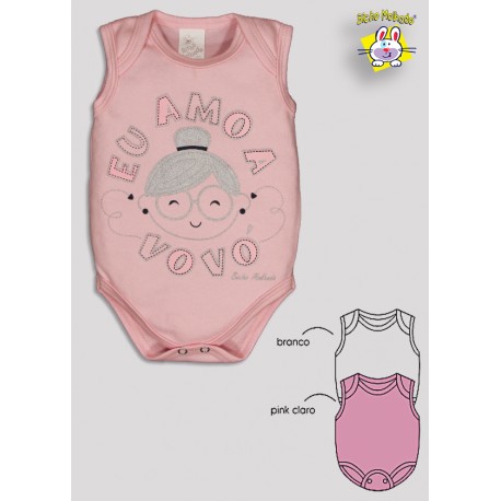 BODY REGATA PRONTA ENTREGA EST. AMO A VOVO (A)