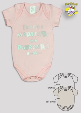 BODY M/C PRONTA ENTREGA EST. AMO PADRINHO E A MADRINHA (A)