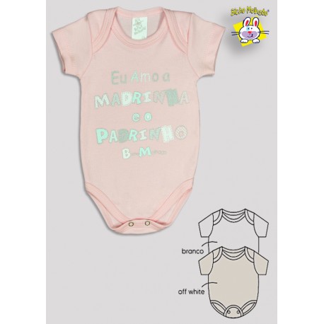 BODY M/C PRONTA ENTREGA EST. AMO PADRINHO E A MADRINHA (A)