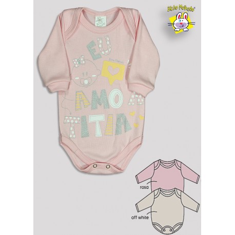BODY M/L PRONTA ENTREGA EST. AMO A TITIA (A)