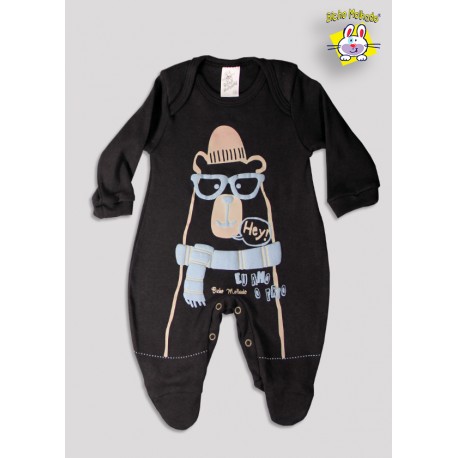 MACACAO PIJAMA M/L EST. AMO FRIO (O)
