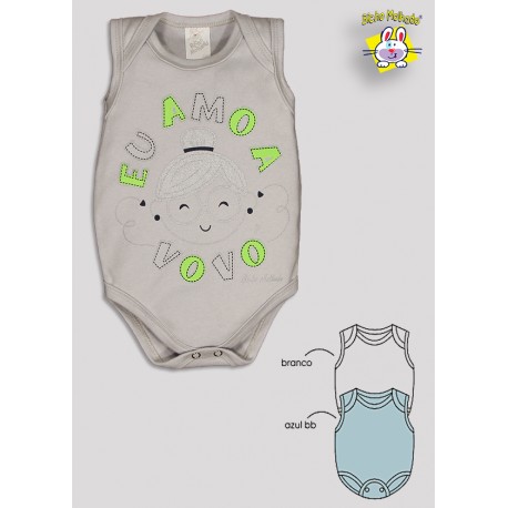 BODY REGATA PRONTA ENTREGA EST. AMO A VOVO (O)