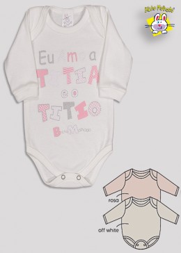 BODY M/L PRONTA ENTREGA EST. AMO TITIO E TITIA (A)