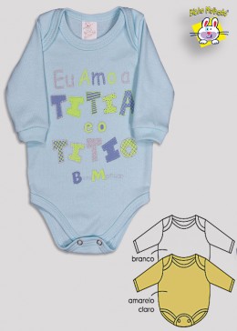 BODY M/L PRONTA ENTREGA EST. AMO TITIO E TITIA (O)