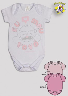 BODY M/C PRONTA ENTREGA EST. EU AMO O VOVÔ (A)