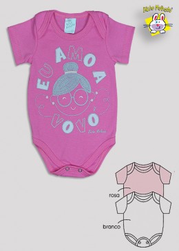 BODY M/C PRONTA ENTREGA EST. EU AMO A VOVO (A)