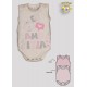 BODY REGATA PRONTA ENTREGA EST. AMO A TITIA (A) - KIT 3 PÇS