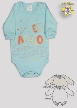 BODY M/L PRONTA ENTREGA EST. EU AMO MADRINHA (O) - KIT 3 PÇS