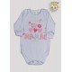BODY M/L PRONTA ENTREGA EST. EU AMO A MAMAE (A) - KIT 3 PÇS