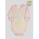 BODY M/L PRONTA ENTREGA EST. EU AMO PADRINHO (A) - KIT 3 PÇS