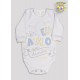 BODY M/L PRONTA ENTREGA EST. EU AMO PADRINHO (O) - KIT 3 PÇS