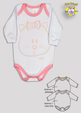 BODY M/L PRONTA ENTREGA BC/COL EST. (A) - KIT 3 PÇS