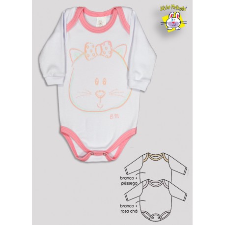 BODY M/L PRONTA ENTREGA BC/COL EST. (A) - KIT 3 PÇS