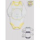 BODY M/L PRONTA ENTREGA BC/COL EST. (O) - KIT 3 PÇS