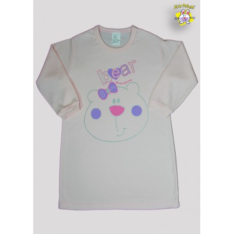 CAMISOLA SUED. M/L EST. BEAR 1 AO 8 (A)