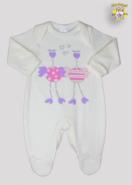 MACACAO PIJAMA M/L EST. DOIS AVESTRUZ (A)