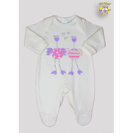 MACACAO PIJAMA M/L EST. DOIS AVESTRUZ (A)