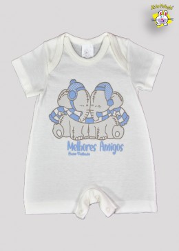 MACACAO PIJAMA M.MALHA M/C EST. MELHORES AMIGOS (O)
