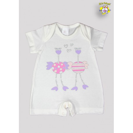 MACACAO PIJAMA M.MALHA M/C EST. DOIS AVESTRUZ (A)