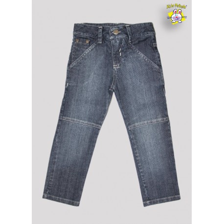 JEANS CALÇA COM REC.NA PERNA 1 AO 4 (O)
