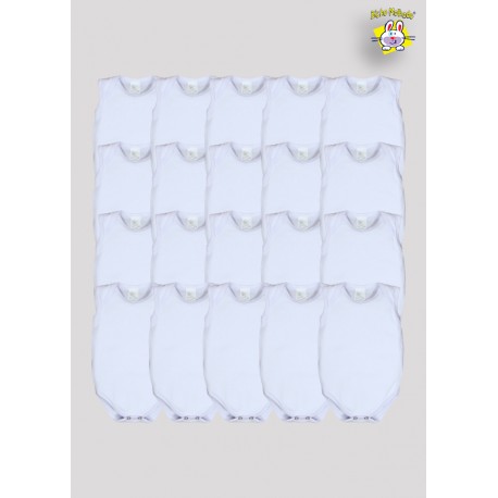 BODY REGATA LISO BRANCO GRANEL  (20 PCS)