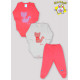 CONJ 2 BODYS M/L C/ STRASS GATA+ CALCA RN E P SOLA / M AO XG BARRA (A)