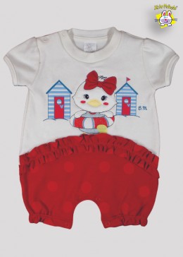 MACACAO CURTO MEIA MALHA/SUED. EST/BORD. PATA (A)