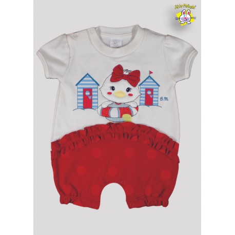 MACACAO CURTO MEIA MALHA/SUED. EST/BORD. PATA (A)