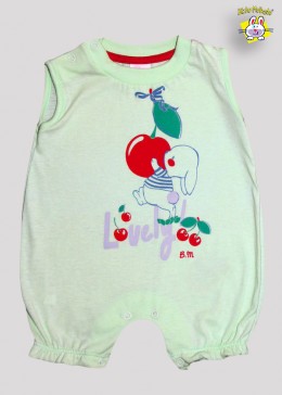 MACACAO REGATA MEIA MALHA AB. ESTAMPADO CEREJA (A)