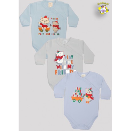 BODY SUEDINE M/L AB. (2 EST + 1 BORD) (O)