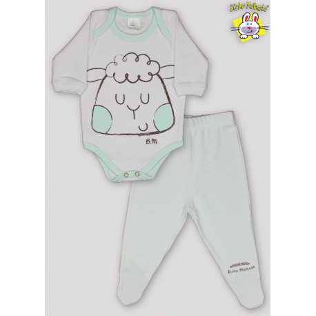 CONJ. BODY BC/COL M/L EST. + CALCA EST. RN-P SOLA/M-XG BARRA + PANO DE BOCA (O)