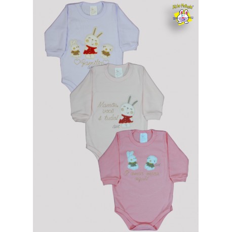 BODY SUEDINE M/L AB. BORDADO FAMILIA (A)