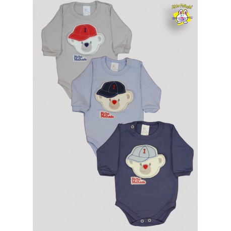 BODY SUEDINE M/L AB. BORD. URSO JOGADOR (O)