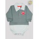 BODY SUEDINE POLO M/L BORD. GOLF (O)