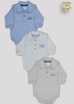 BODY SUEDINE POLO M/L BORD. BRASAO BM (O)