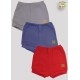 SHORTS PRONTA ENTREGA C/ ETIQ TERMO COELHO (O) - KIT 3 PÇS