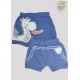 SHORTS SUEDINE C/BARRA EST/BORD. BRASAO (O)