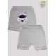 SHORTS SUEDINE C/PUNHO BORD. CAPITAO LEAO (O)